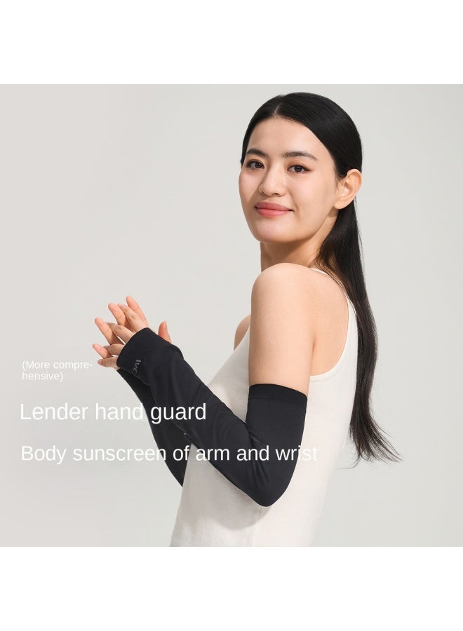 VVC أكمام حماية من الشمس للتبريد، أكمام مقاومة للأشعة فوق البنفسجية، أكمام رياضية من حرير الثلج القابل للتنفس للرجال والنساء - Image 3
