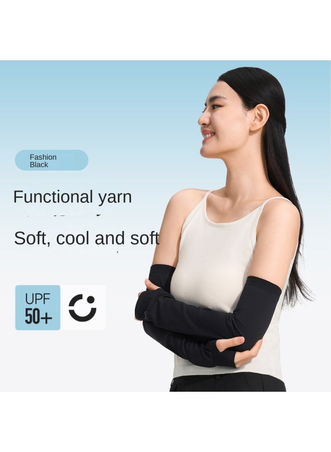 VVC أكمام حماية من الشمس للتبريد، أكمام مقاومة للأشعة فوق البنفسجية، أكمام رياضية من حرير الثلج القابل للتنفس للرجال والنساء - Image 2