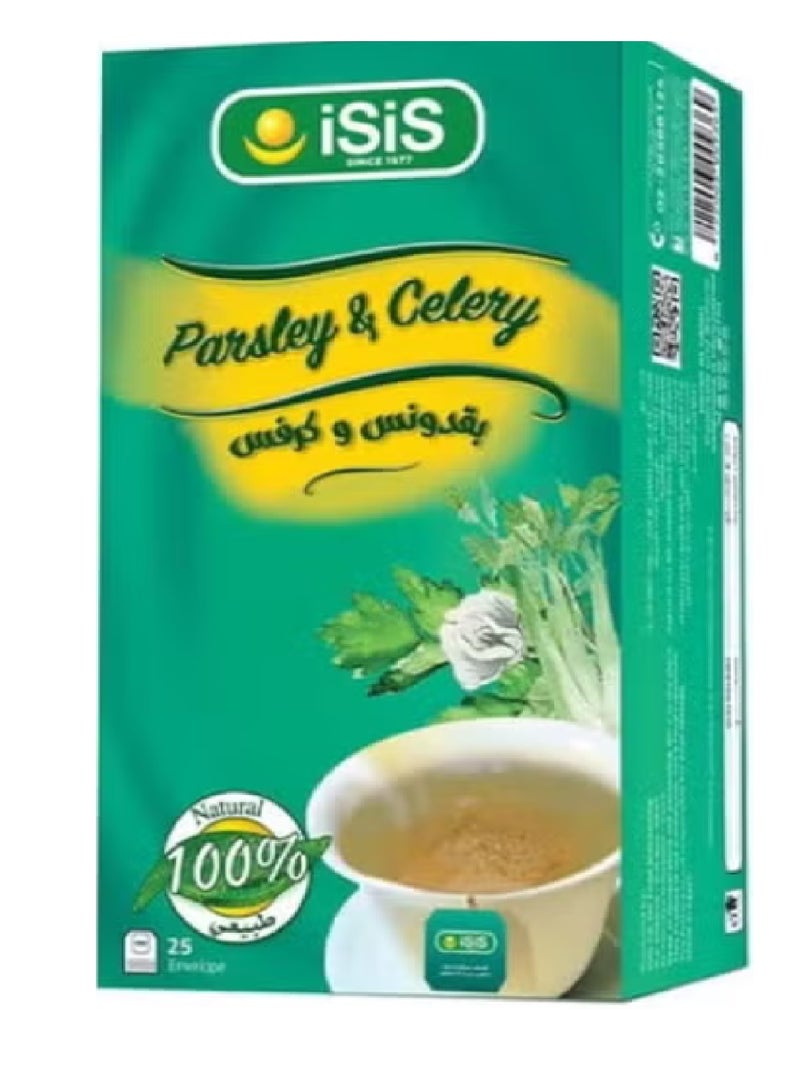 ISIS 4 pieces of Parsley & Celery Drink 4X25 Envelopes  - Image 2