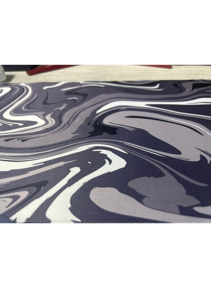 Large Mouse Pad Extended Gaming Non-Slip Rubber Base Office Desk Keyboard Mouse Pads Black - Image 3