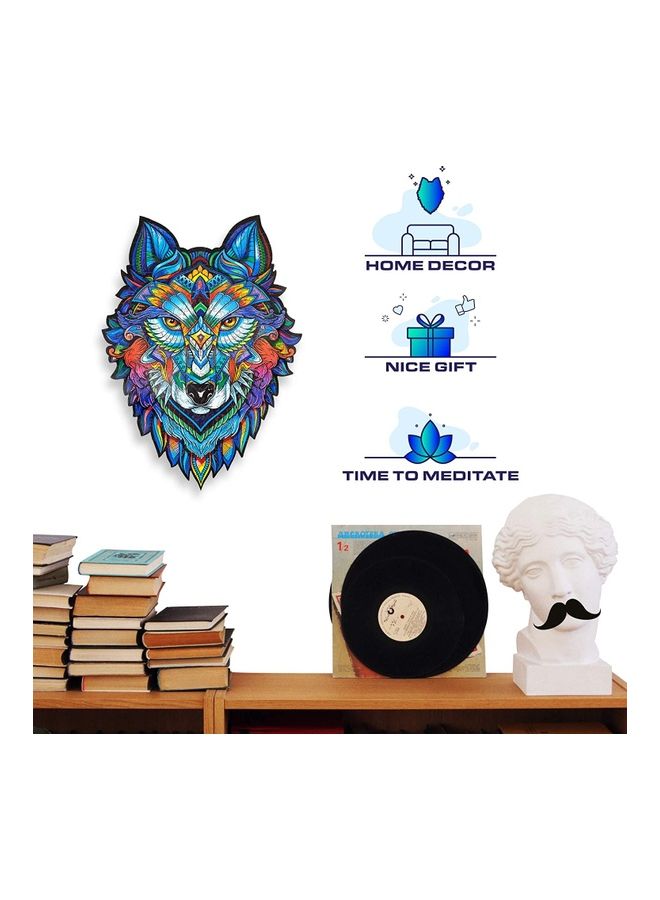 125-Piece Animal Shaped Wooden Jigsaw Puzzle Set - Image 4