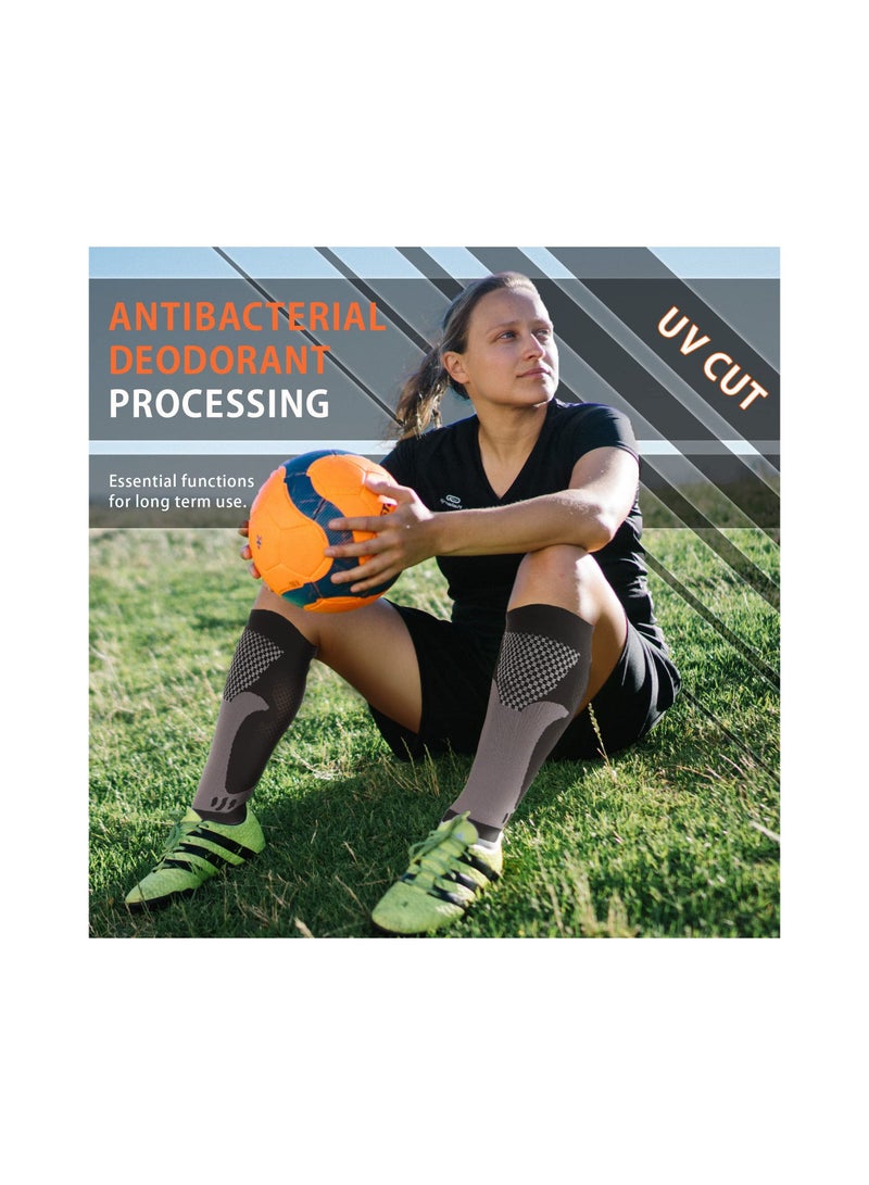 SYOSI Black Calf Compression Sleeves for Men Women Leg Sleeve and Shin Splints Support Varicose Vein Treatment for Legs & Pain Relief Recovery - Image 4