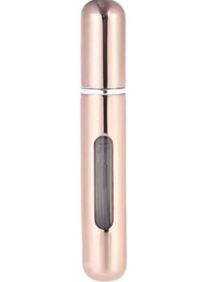 زجاجة رذاذ عطر صغيرة محمولة قابلة لاعادة الملء، علبة مضخة عطر، قابل لاعادة الملء، بخاخ عطر قابل لاعادة الملء للسفر (8مل، عبوه واحده,بني) - Image 1