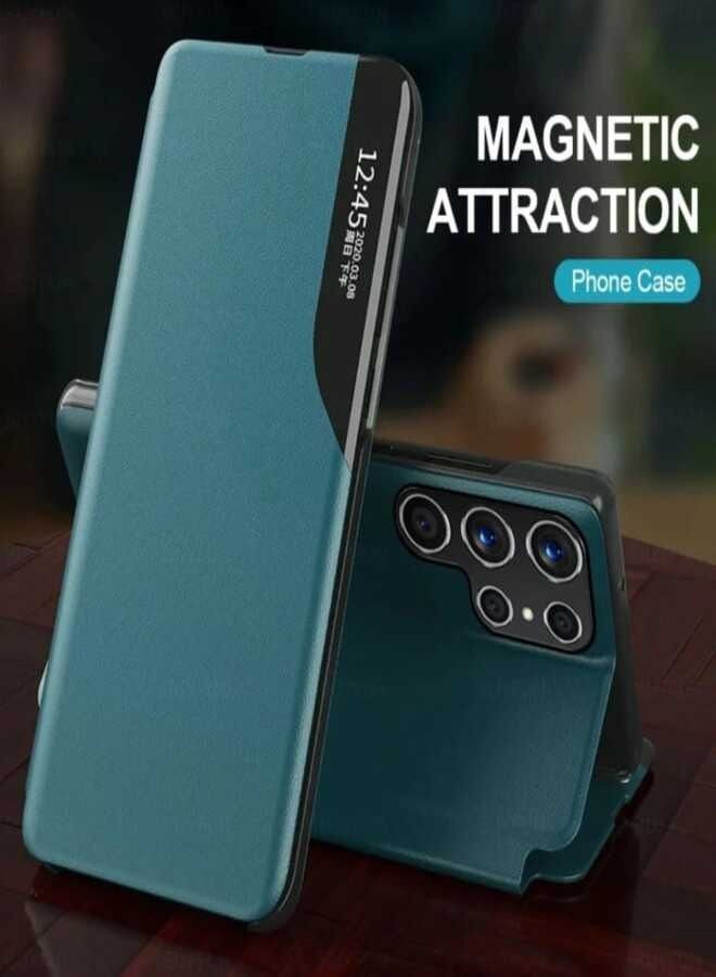 Wtech Smart Flip Case Cover with Translucent Window For Samsung Galaxy S22 Ultra 5G  Multicolour - Image 3