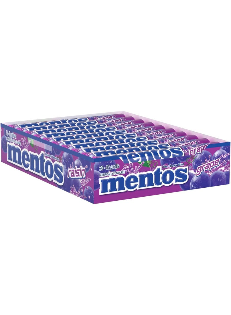 Mentos Roll Grape 29g Pack of 14 - Image 4