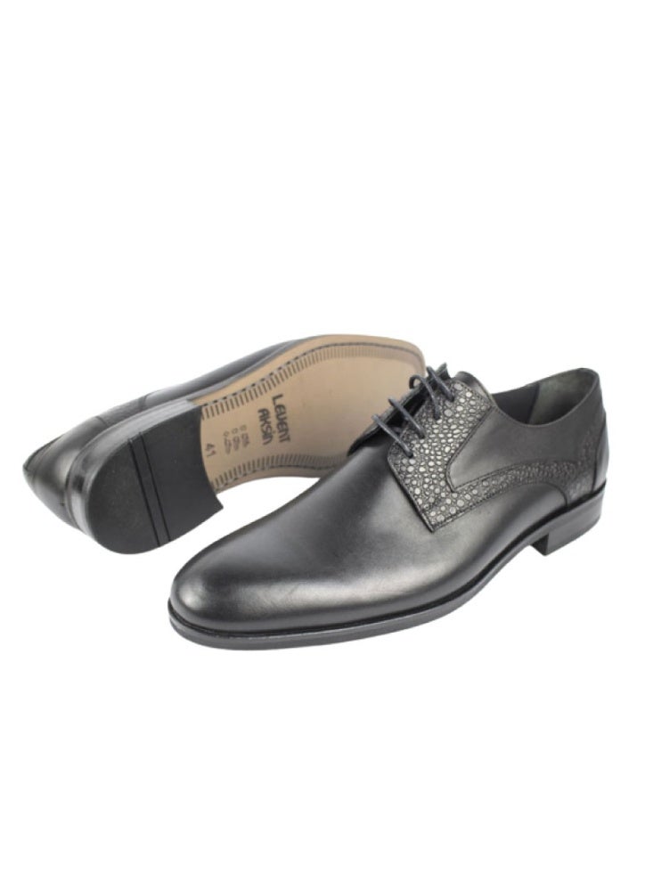 Levent Classic Genuine Leather
 Lace Up Shoes - Image 3