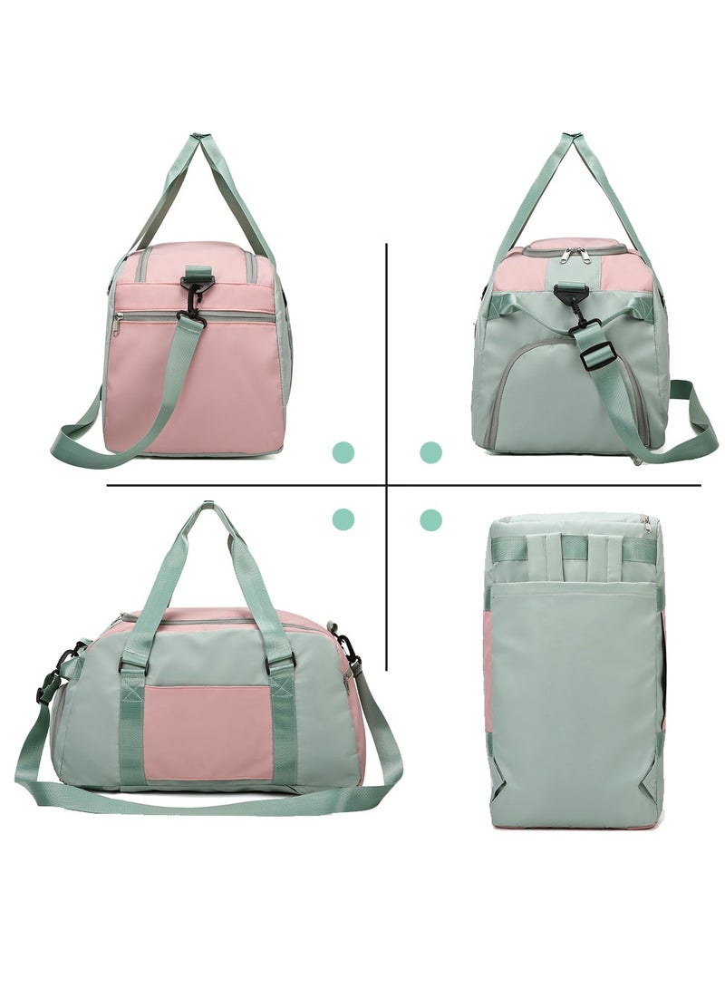 Aurrako Gym Bag Travel Bag For Man/Women,Duffle Sport Handbag for Travelling Large Capacity with Compartment and Wet Pocket Waterproof - Image 3