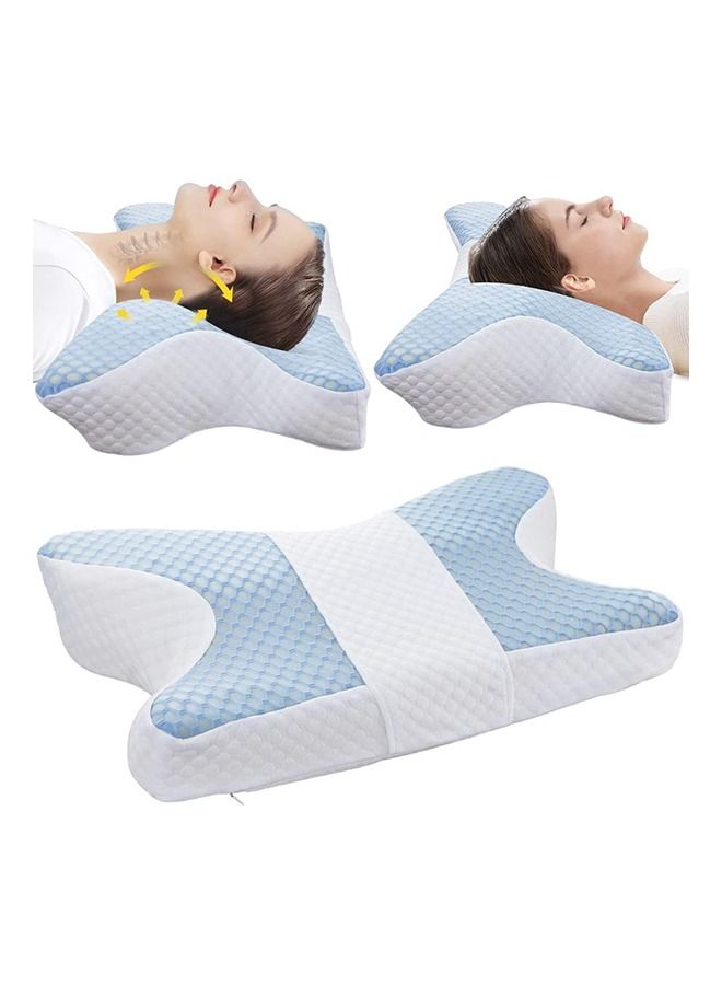 Arabest Memory Foam Bed Pillow for Sleeping，Neck Support Pillow for Shoulder and Neck Pain Relief Adjustable Orthopedic Bed Pillow for Sleeping  - Image 1