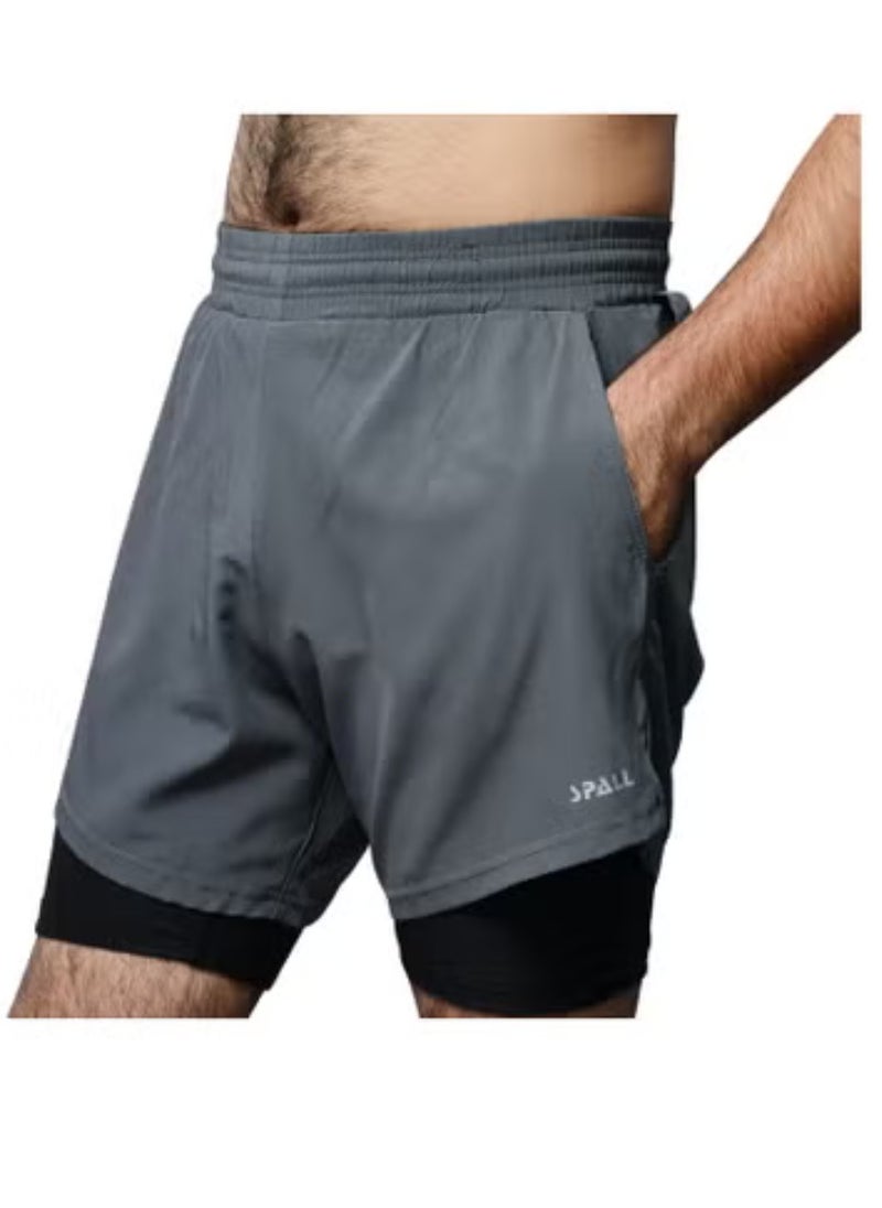 Spall Running Shorts Hanging Towel Pocket Latest Style For Fitness Athletic Gym Exercise Jogging Cycling Workout Active Training Ideal For Men Women  - Image 2