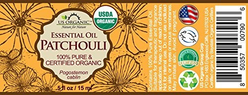 US Organic 100% Pure Patchouli Essential Oil - USDA Certified Organic, Steam Distilled - W/Euro droppers (More Size Variations Available) (15 ml / .5 fl oz) - Image 2