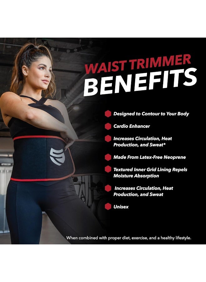 SteelFit Waist Trimmer - Increase Circulation, Sweat More, and Maximum Fat Burning Capabilities - One Adjustable Size - For Men and Women - Image 4