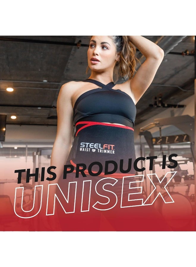 SteelFit Waist Trimmer - Increase Circulation, Sweat More, and Maximum Fat Burning Capabilities - One Adjustable Size - For Men and Women - Image 3