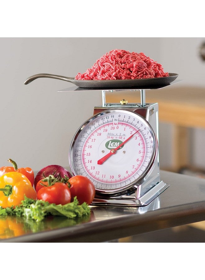 LEM Products 44 lb. Stainless Steel Scale, Silver - Image 1