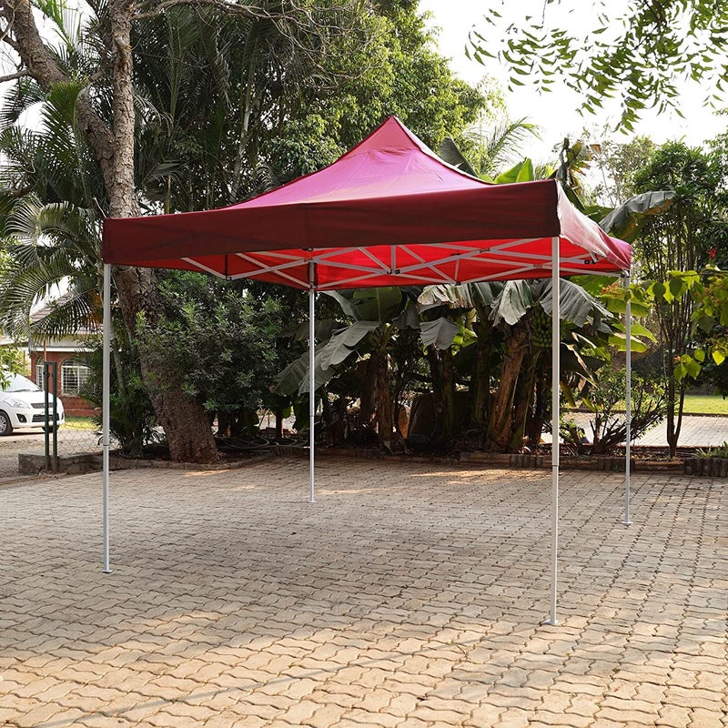 NILAND 10x10 ft Gazebo Tent Top Fabric Durable WeatherResistant Canopy for Outdoor Events Red  - Image 5