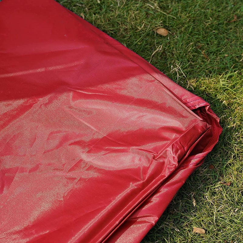 NILAND 10x10 ft Gazebo Tent Top Fabric Durable WeatherResistant Canopy for Outdoor Events Red  - Image 3