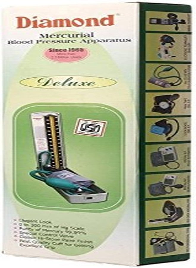 دايموند جهاز قياس ضغط الدم التقليدي من نوع الزئبق Diamond BPMR120 Deluxe، رمادي - Image 2