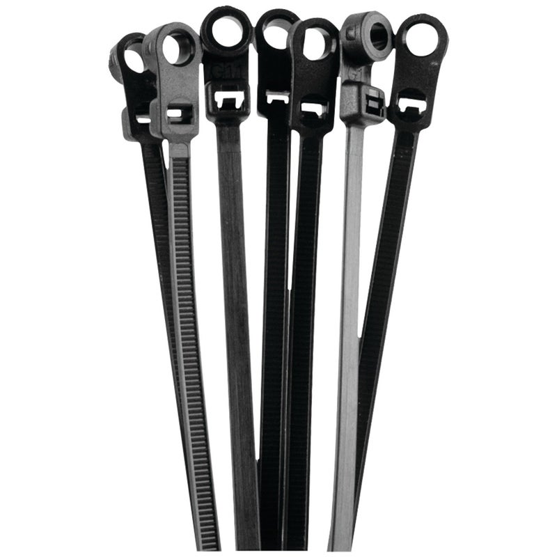 Install Bay BMCT11 Black Mount Cable Tie 11-Inch, 50-Pound (100-Pack) - Image 4