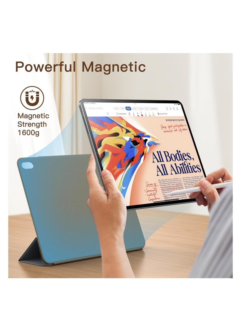 Protect PROTECT iPad Pro 11-inch (2024) Magnetic Cover | Trifold Stand | Auto Sleep/Wake | Silicone | Grey | Model: MIPADP11SBLK  - Image 2