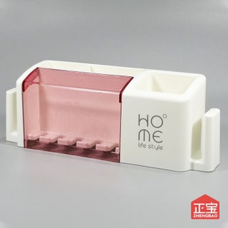 Toilet Wall-mounted Electric Toothbrush Holper Bathroom Hole-free Washing Cup Toothbrush Shelf Household Mouth Cup Storage Rack Pink Pink - pzsku/Z4B4958E4FC14714B4B3EZ/45/_/1720114553/f19afbf5-88cd-497e-bcce-9ea575ab9b6d