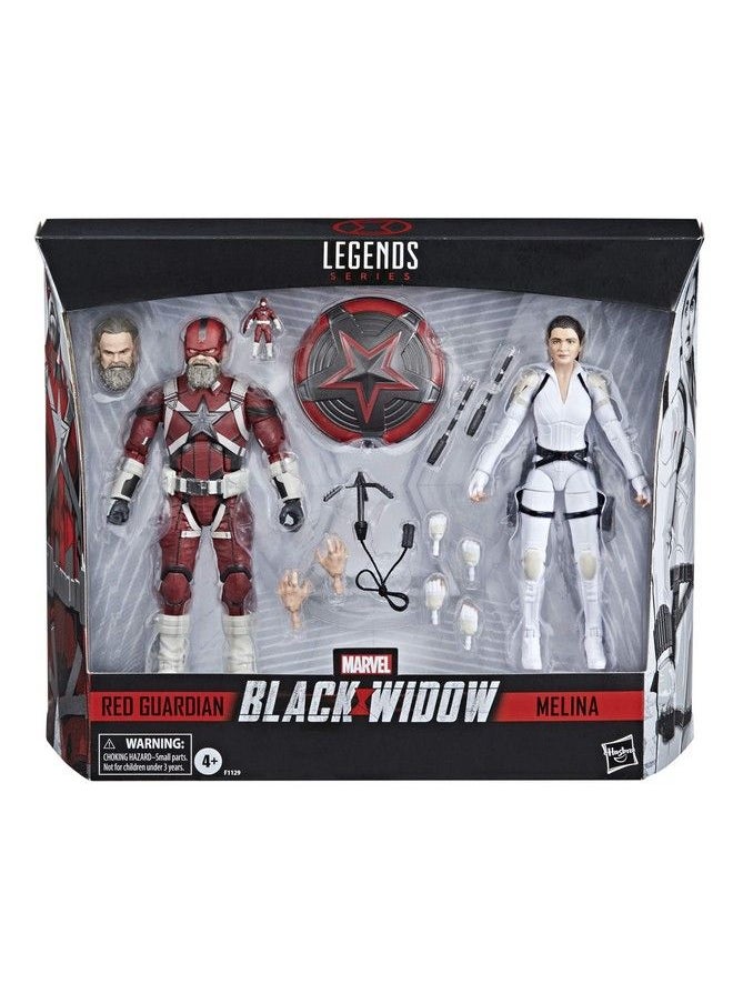 AVENGERS Marvel Legends Series 6 Inch Scale Red Guardian & Melina Vostkoff Figure 2 Pack And 12 Accessories For Kids Age 4 And Up  - Image 3