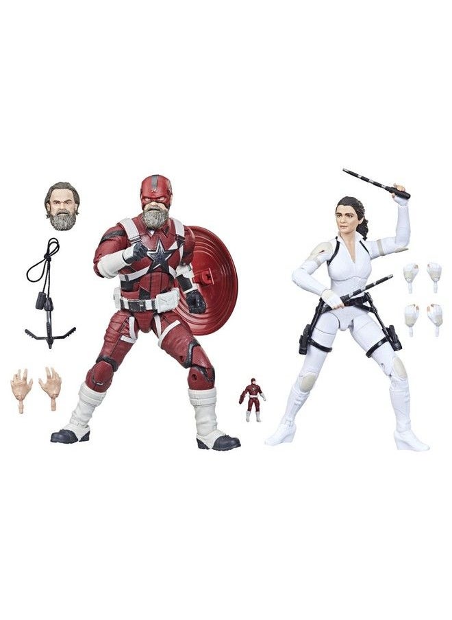 AVENGERS Marvel Legends Series 6 Inch Scale Red Guardian & Melina Vostkoff Figure 2 Pack And 12 Accessories For Kids Age 4 And Up  - Image 2