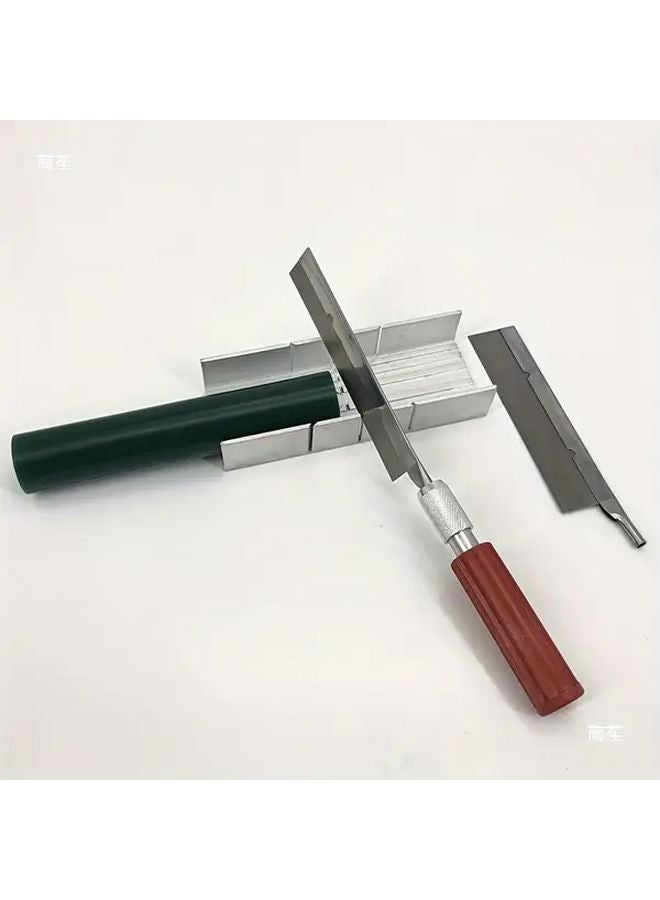 4 Pcs Metal Bevel Cutter Set For Wood Plastic And Soft Metals - Image 3