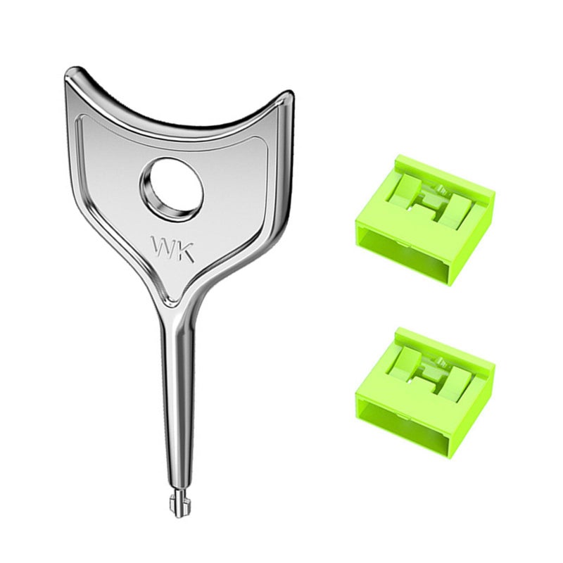 USB Port Blockers 2 Pieces Green Secure Data Protection for PC Laptop Notebook - Image 2