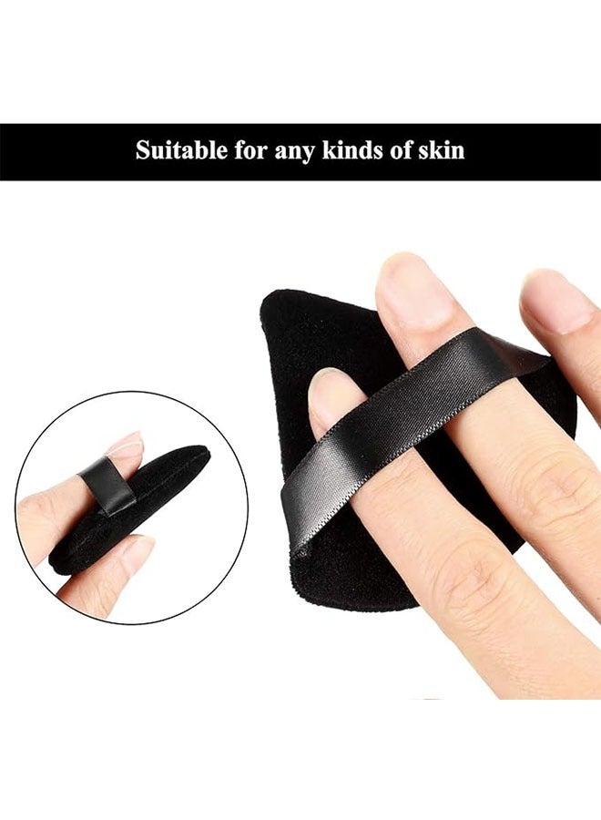 2 Pieces of Triangular Sponge, Easy Powder Extraction, Triangle Powder Puff, Fixed Makeup Puff, Air Cushion, Beauty Tool - Image 3