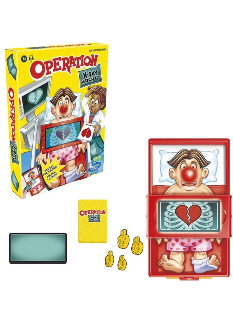 Hasbro/Disney - Operation X-Ray Match Up Board Game – Fun Interactive Skill & Learning Game for Kids Ages 4+ | Multicolor Educational Toy | Family Board Game for Children - Image 1
