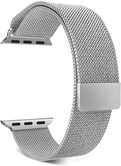 Generic Generic Band For Smart Watch 38/40mm, Stainless Steel Milanese Loop with Adjustable Magnetic Closure Clasp IWatch Band For Smart Watch Series 4 Series 3 Series 2 Series 1, silver 