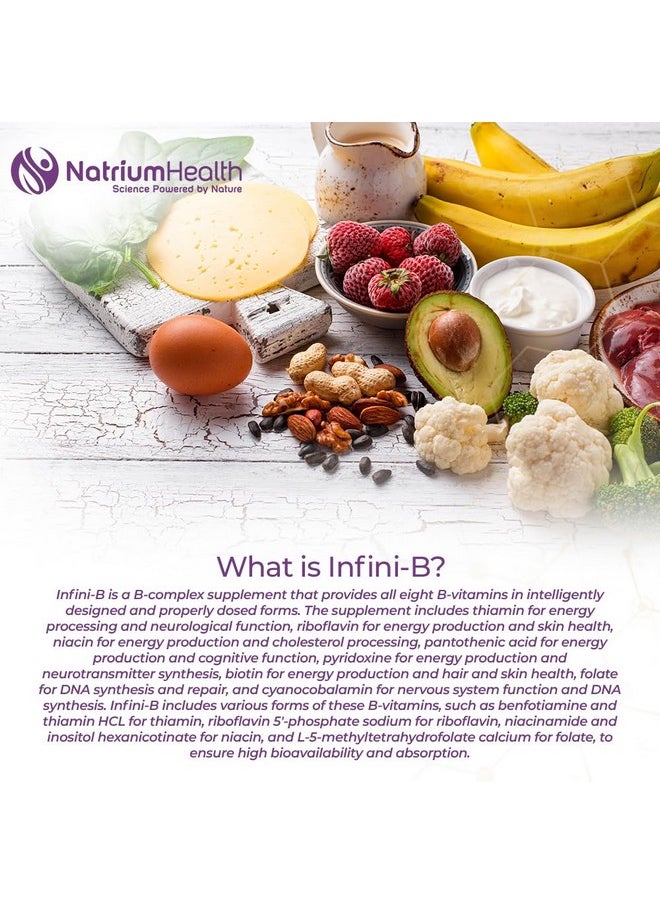 Nootropics Depot - Nootropics Depot Infini-B Advanced B-Complex | Optimal Absorption & Bio-Availability | Enhanced Cognitive & Metabolic Support | 120 Capsules - Image 1