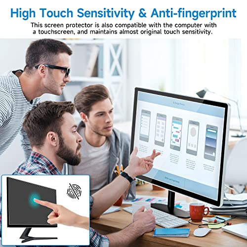 FFORITO F FORITO 2-Pack 24 inch Anti Glare Computer Screen Protector, Matte Computer Screen Cover Compatible with 24" Sceptre/HP/KOORUI/Dell/ViewSonic/BenQ/LG/SAMSUNG/ASUS Desktop with 16:9 Aspect Ratio - Image 3