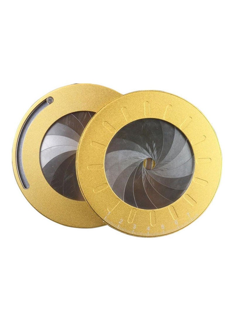 NIBEMINENT Adjustable Creative Circle Measuring Tool Gold  - Image 2