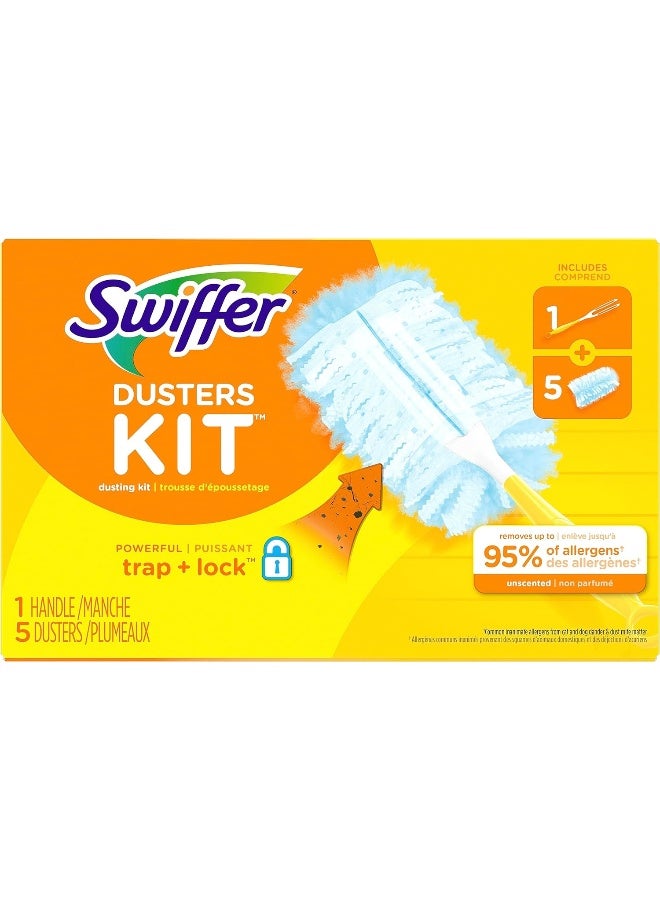 Swiffer 180 Dusters Starter Kit Unscented scent, 1 Set (Packaging May Vary)  - Image 2