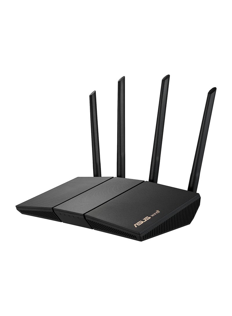 ASUS RT-AX57 AX3000 WiFi 6 Router, Up to 2402 Mbps, MU-MIMO/OFDMA, AI Protection, External Antenna x4, Parental Control, 90IG06Z0-MU2C00 Black - Image 1
