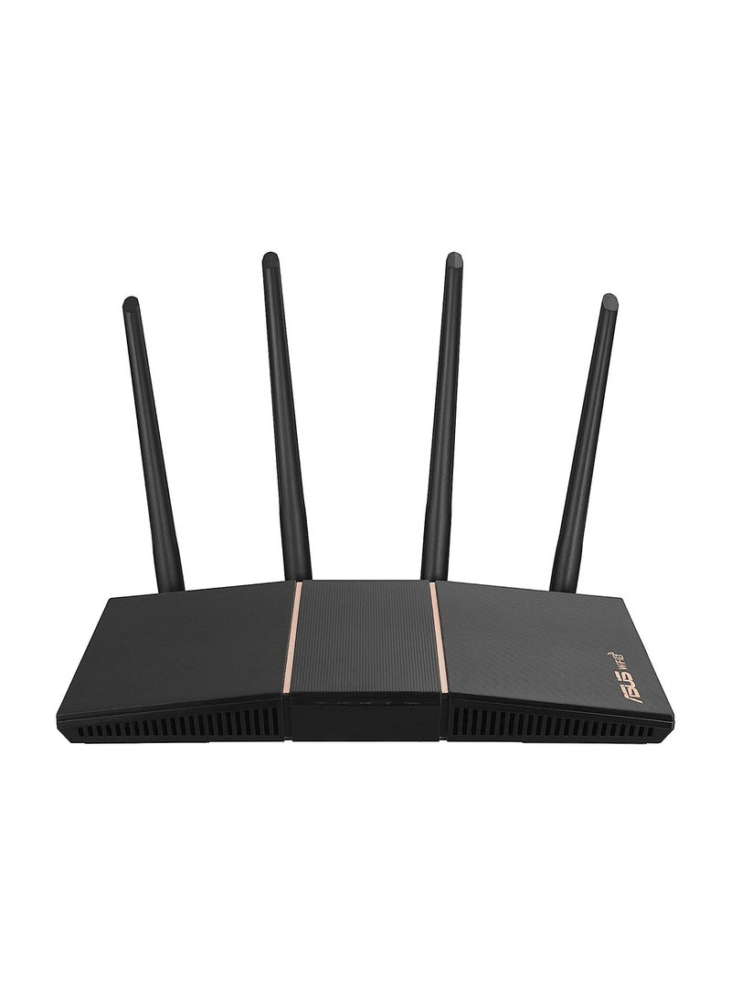 ASUS RT-AX57 AX3000 WiFi 6 Router, Up to 2402 Mbps, MU-MIMO/OFDMA, AI Protection, External Antenna x4, Parental Control, 90IG06Z0-MU2C00 Black - Image 2