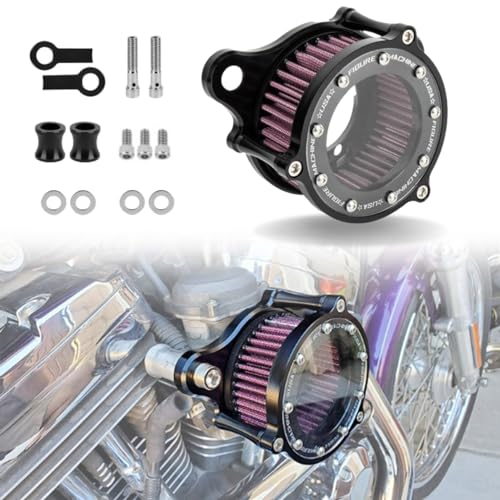 PSLER Motorcycle Air Filter Cleaner Intake for Sportster All Models 2004-2020, Police XL883P Iron 883 XL883 XL883N XL883R XL883P XL1200 XL1200L XL1200X Forty Eight XL1200X CNC Sportster accessories - Image 1