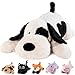 meowtastic Black White Dog Weighted Stuffed Animals 28 Inch 50 Pounds Weighted Plush Dog Stuffed Animals Large Stuffed Dog Plush Pillow Cute Plush Toys Gifts for Kids Adults 28 50 lbs - Image 3