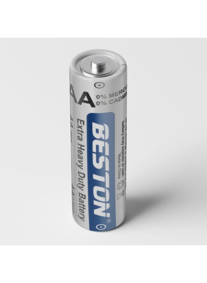BESTON Battery Heavy Duty Carbon Pen Zinc R6S AA Shrink Pack of 4 Shrink - Image 3