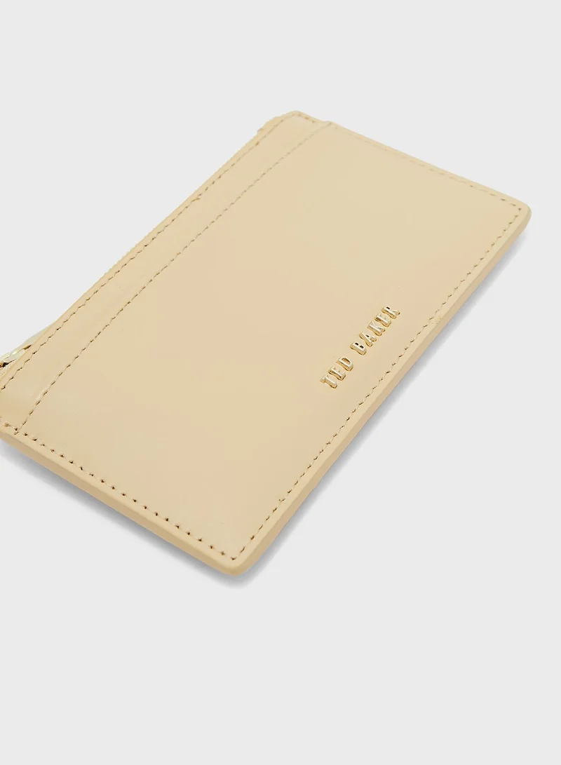 Ted Baker Samie Coated Zip Card Holder
