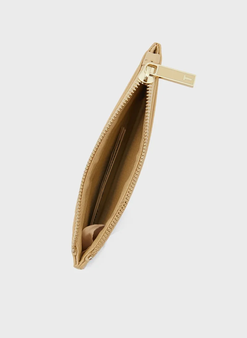 Ted Baker Samie Coated Zip Card Holder