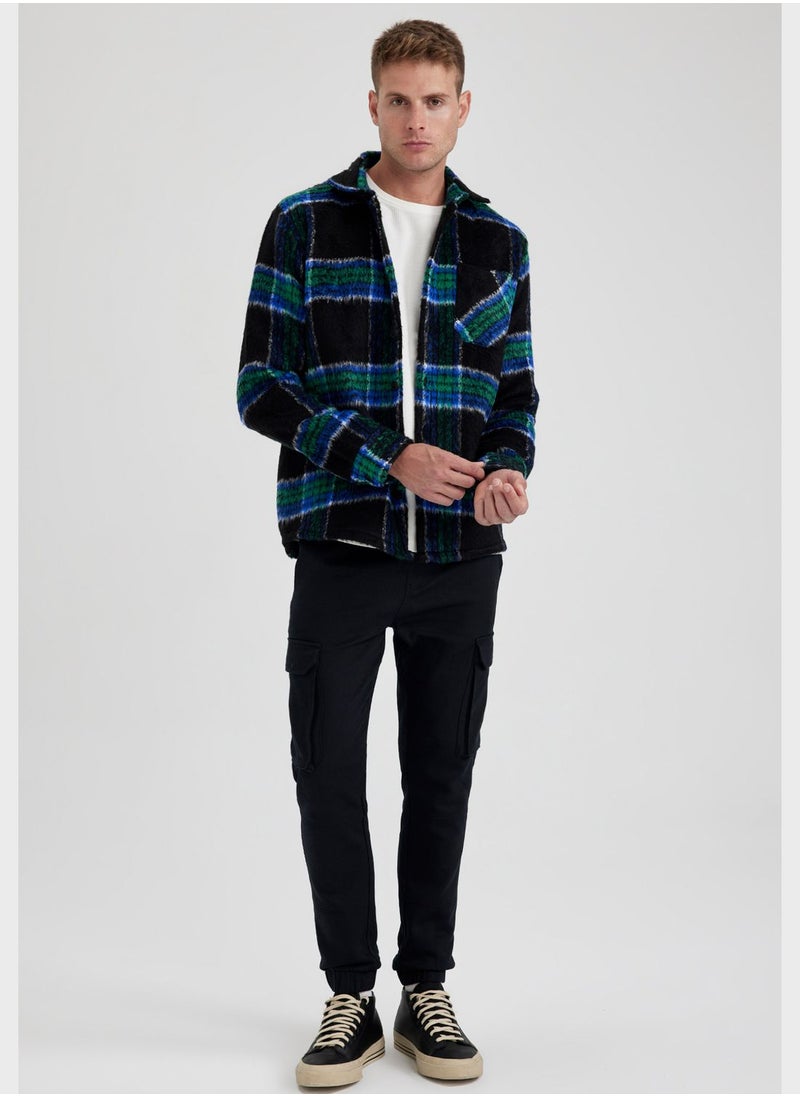 DeFacto - Checked Pocket Jacket - Image 1