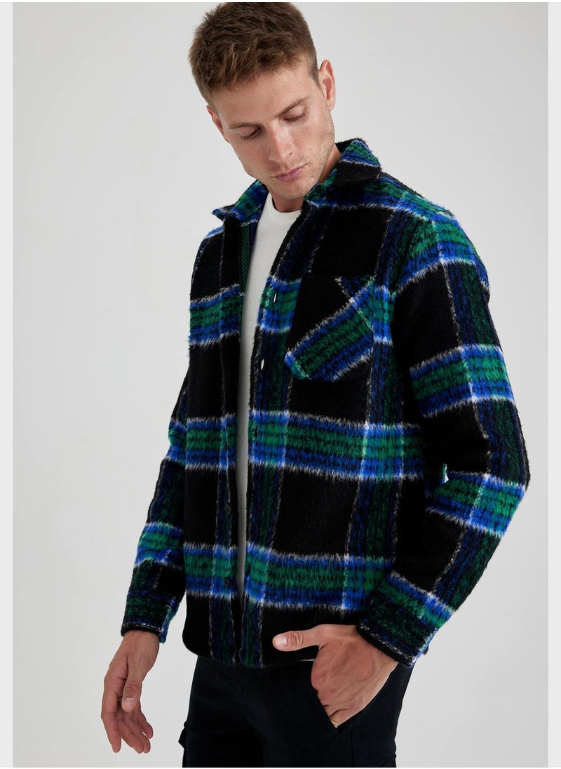DeFacto - Checked Pocket Jacket - Image 1