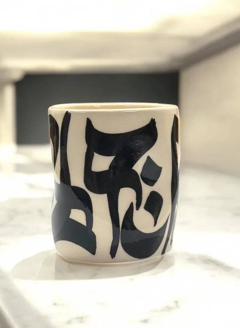 تادارت CALLIGRAPHY MUG BLACK