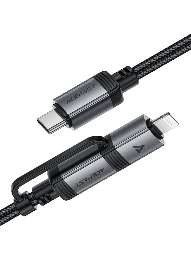 ACEFAST Charging Data Cable C20-01 USB-C to Lightning / USB-C - Image 2
