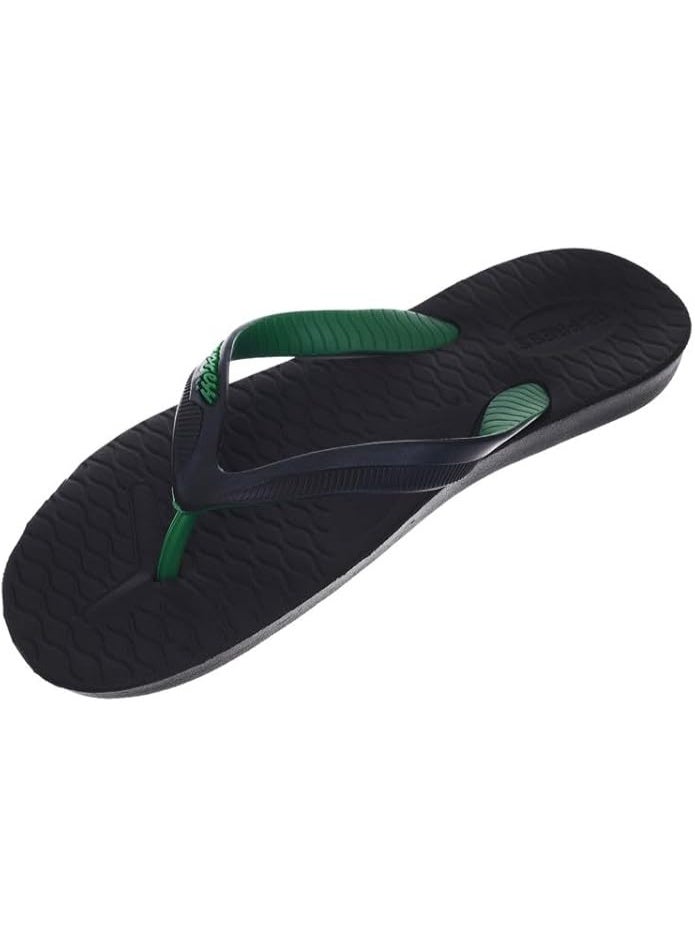EXPRESS Wave Slipper - Black × Green - Image 1
