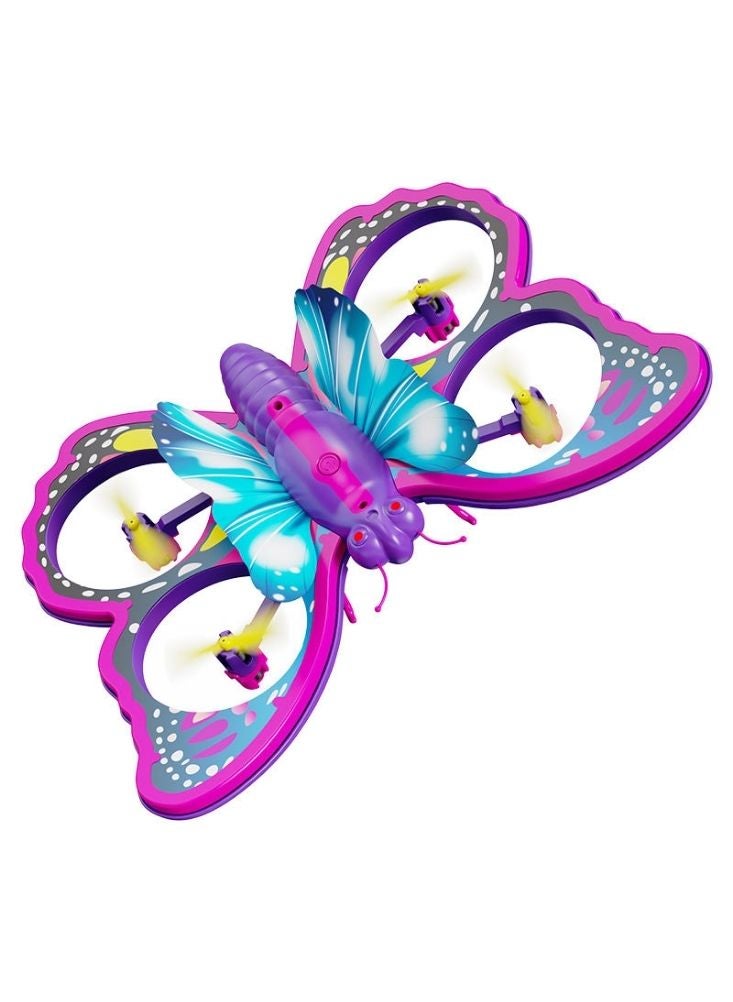 بريميم لعبة طائرة بدون طيار على شكل فراشة مع جهاز تحكم عن بعد - بنفسجي - Image 2