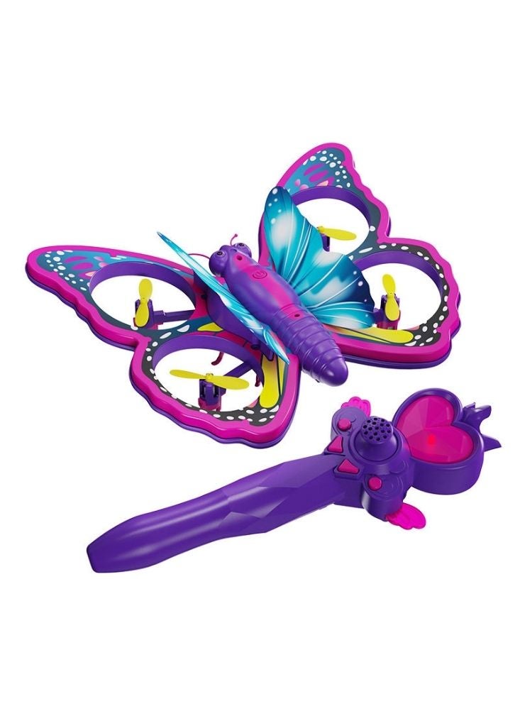 بريميم لعبة طائرة بدون طيار على شكل فراشة مع جهاز تحكم عن بعد - بنفسجي - Image 1