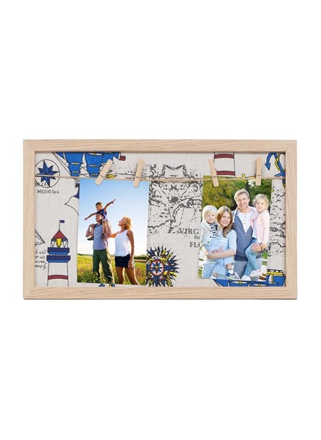 Story at Home Story at Home Vintage Florida Photo Frame, Off-White, 20 x 35 x 2 cm, PM1405  - Image 1