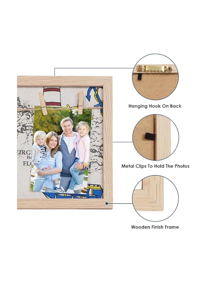 Story at Home Story at Home Vintage Florida Photo Frame, Off-White, 20 x 35 x 2 cm, PM1405  - Image 5